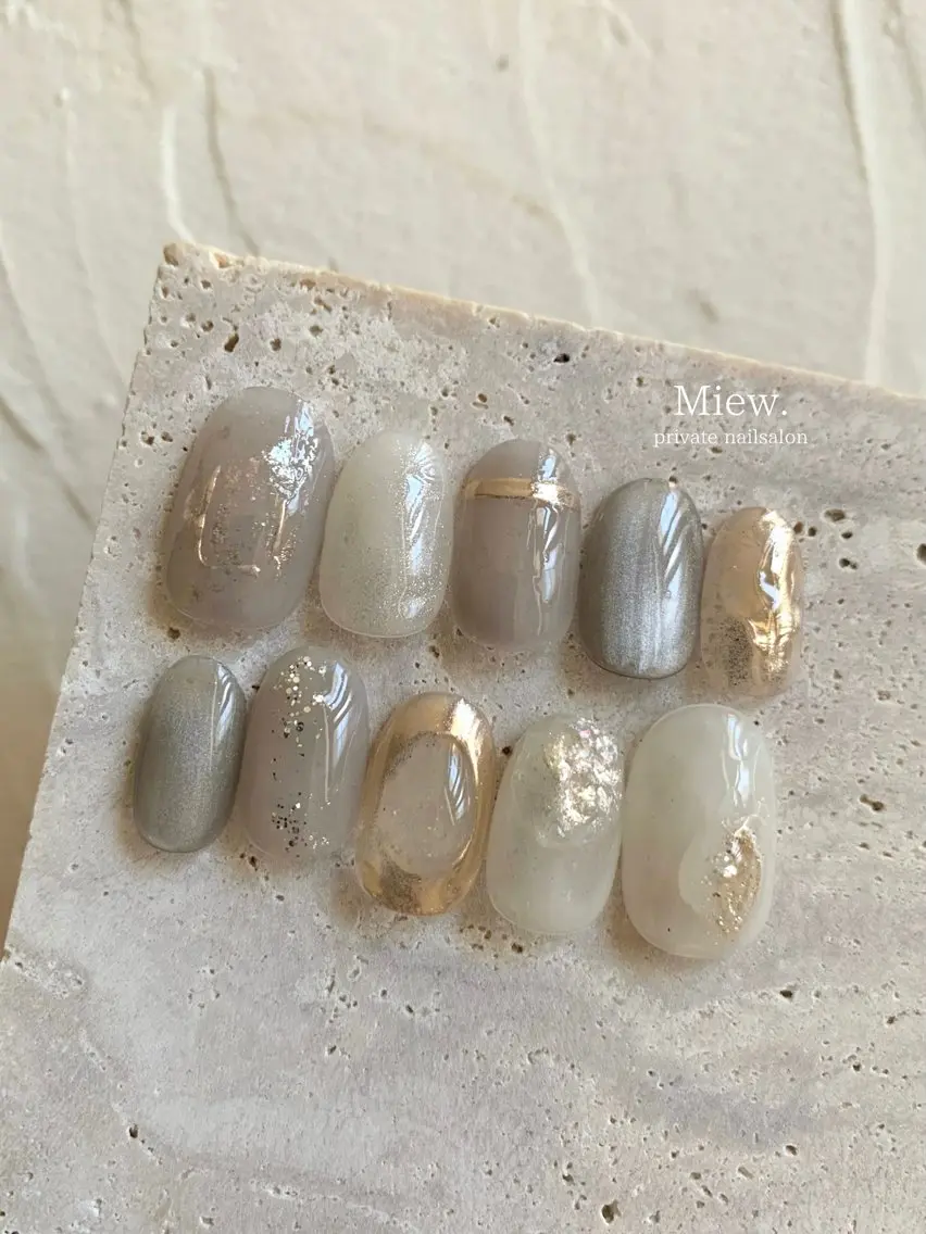 ネイル ニュアンスネイル Mina🫧 【Miew.】のネイルデザイン