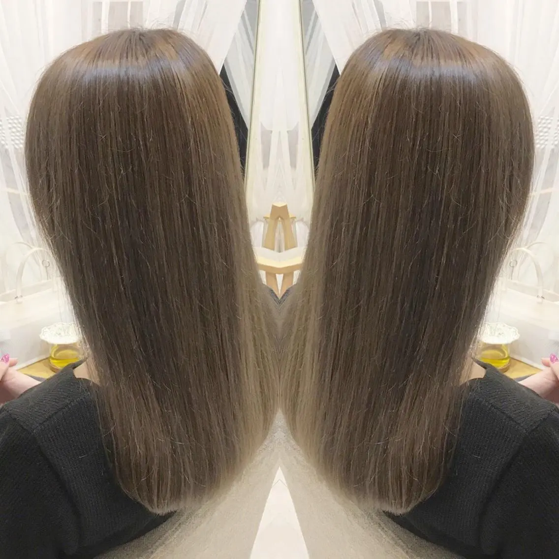 ロング カラー カット 縮毛矯正 Ryota 銀座/店長のヘアスタイル