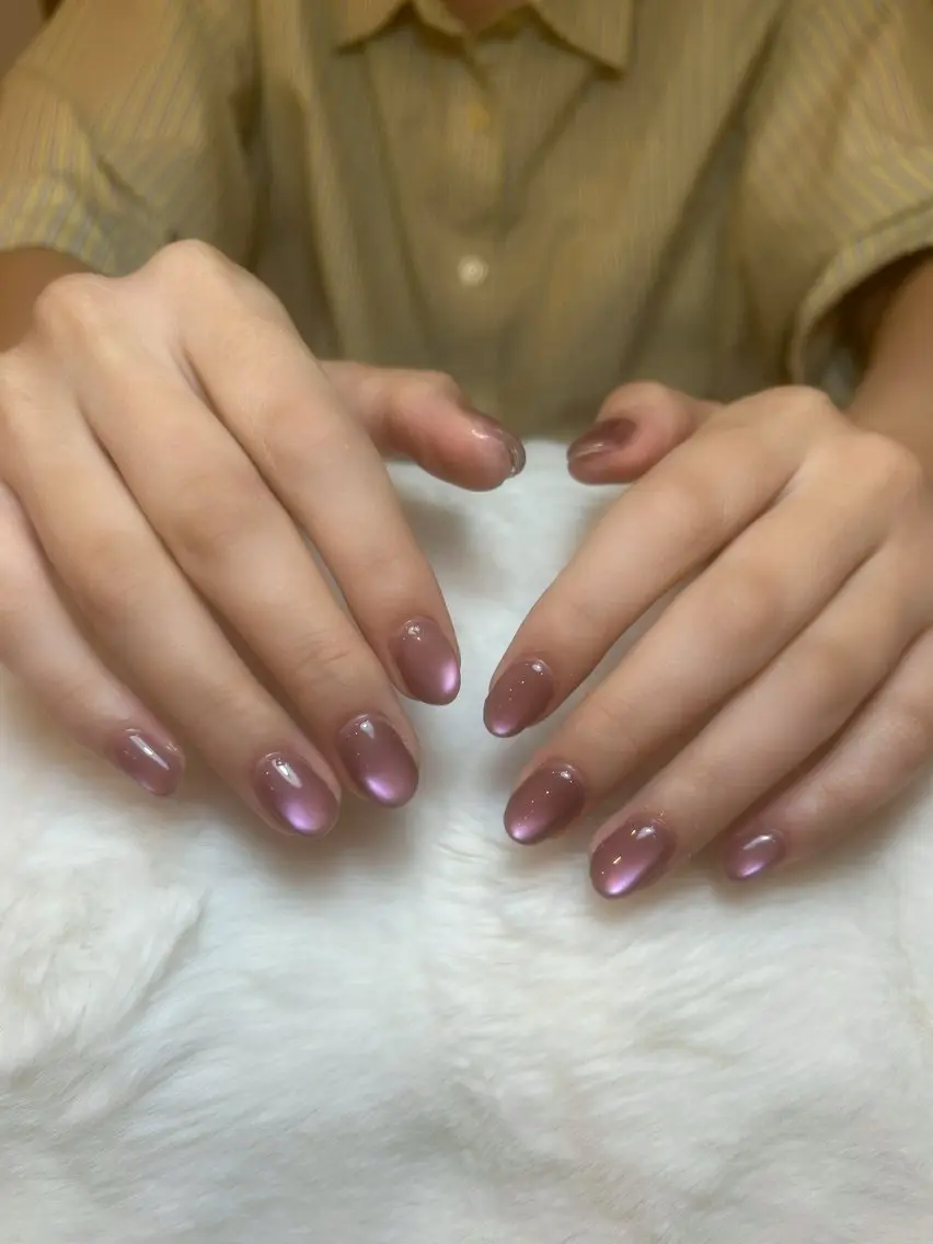 ネイル ピンク 韓国ガーリーネイル 芽依奈のネイルデザイン
