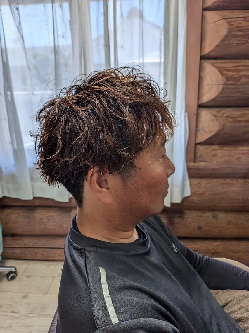 パーマ メンズ メンズパーマ 本田 圭輔のヘアスタイル
