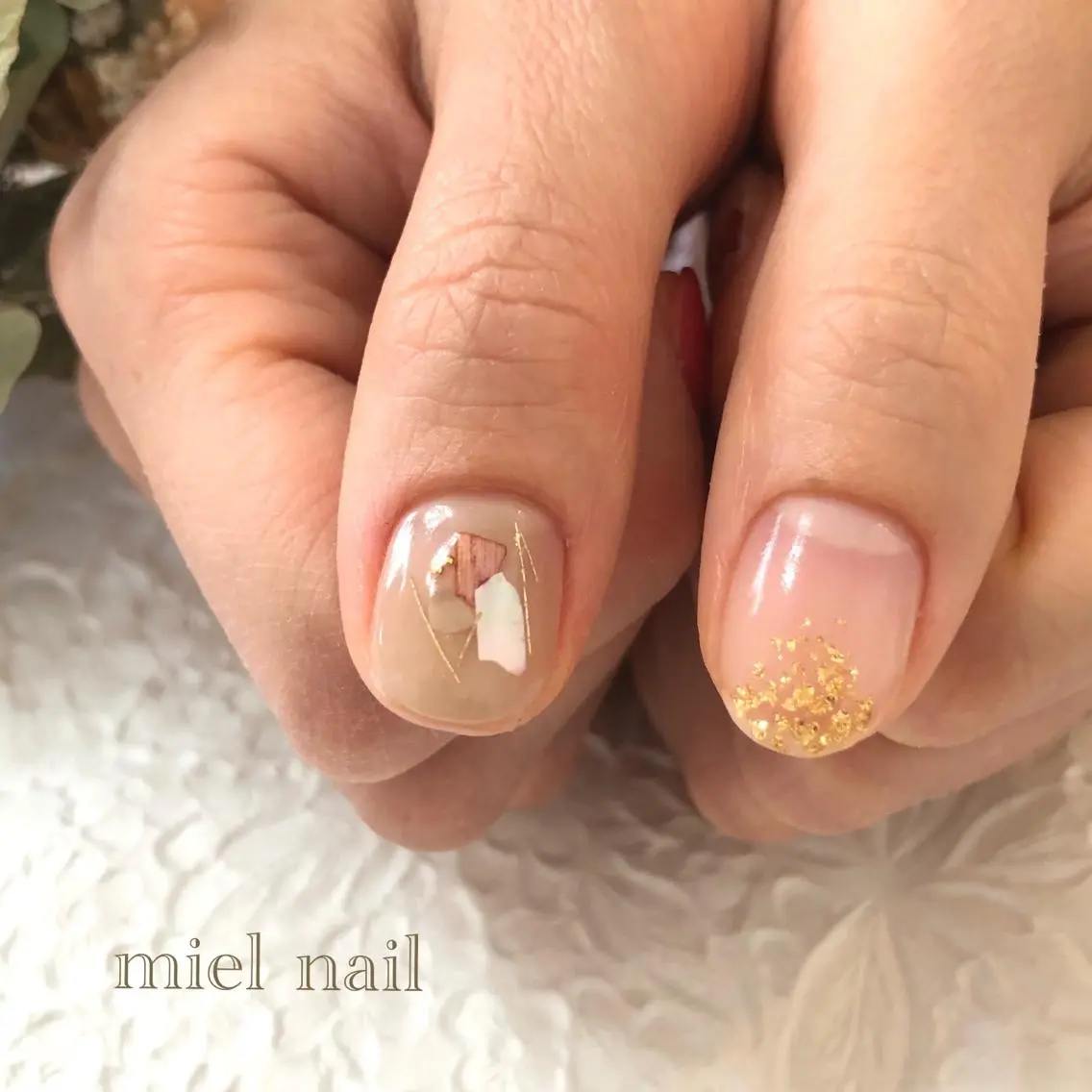 ネイル ハンドネイル miel nailのネイルデザイン