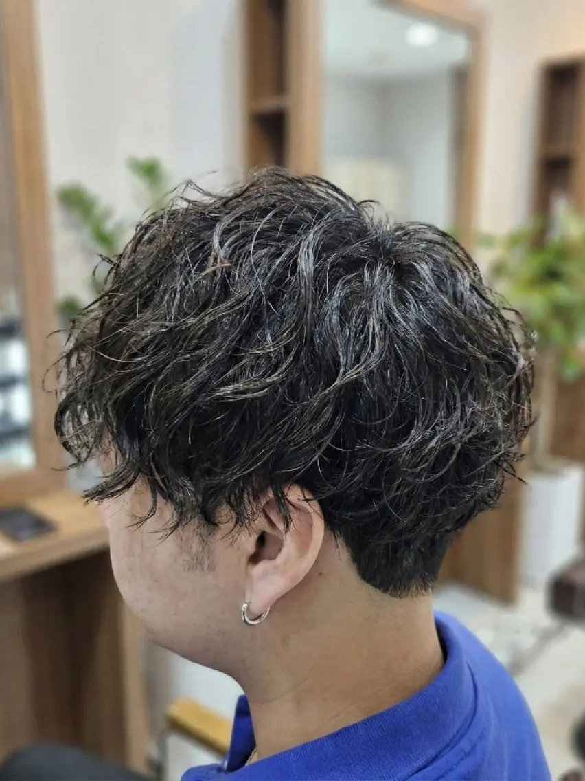 パーマ メンズ ショート カラー メンズパーマ 【GRANDEUR】 Matsuiのヘアスタイル
