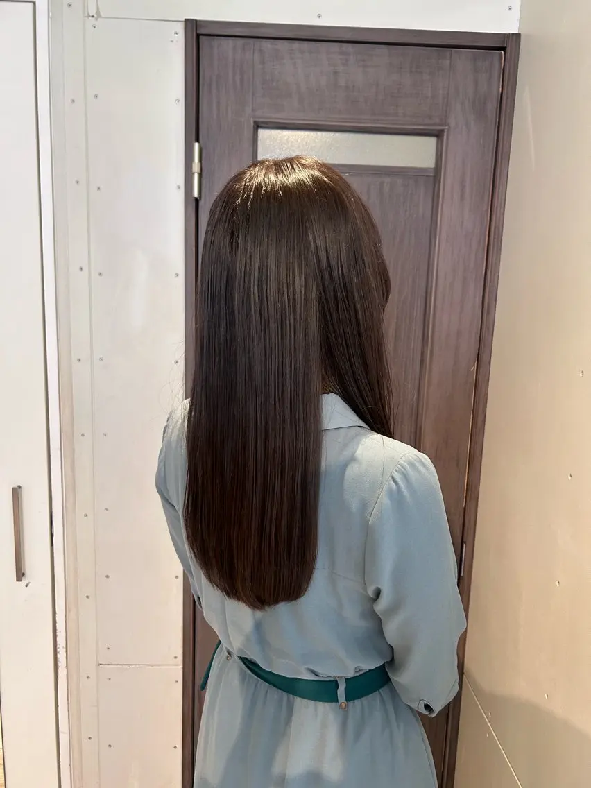 ロング カラー ブラウンカラー ダークブラウン ヘアカラー MANA /カラーモデル募集のヘアスタイル