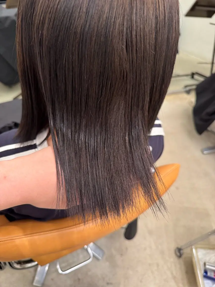 ショート カラー オレンジ 萩原 紗妃のヘアスタイル