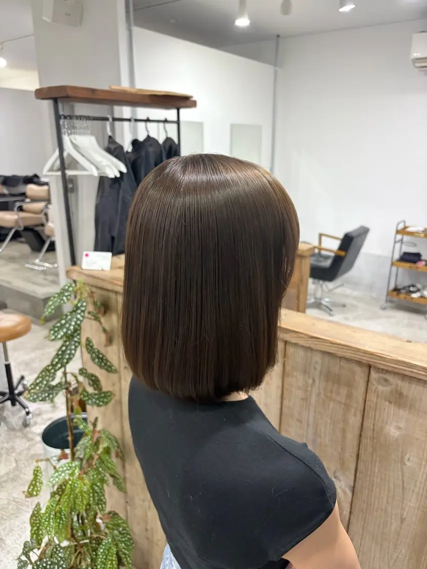 ミディアム カラー ヘアカラー 【Plug】 🍁Kaede🍁のヘアスタイル