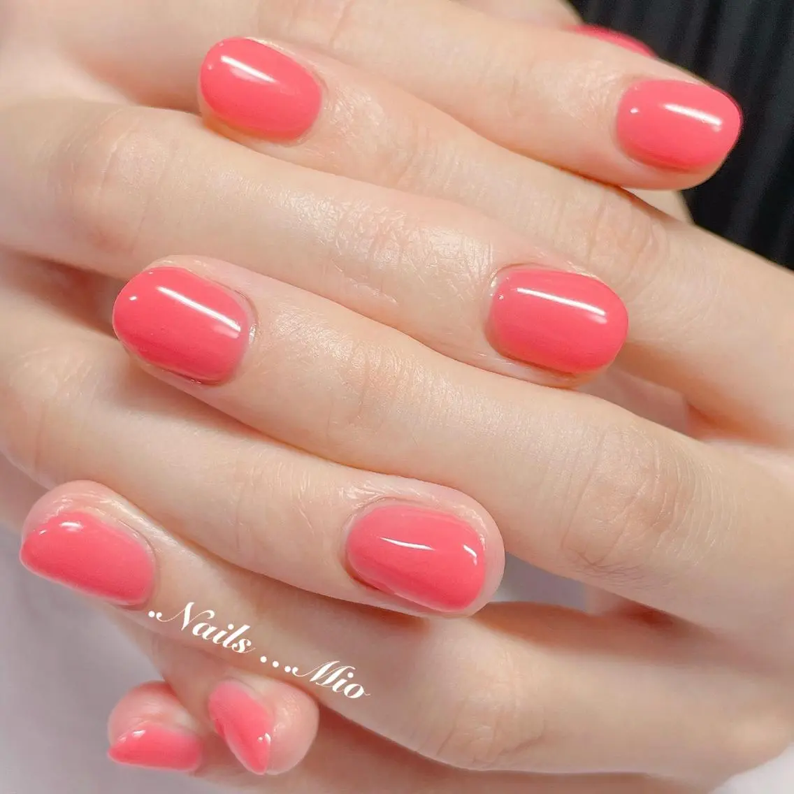 ネイル ジェルネイル ワンカラーネイル .Nails Mio 赤羽西ネイルサロンのネイルデザイン