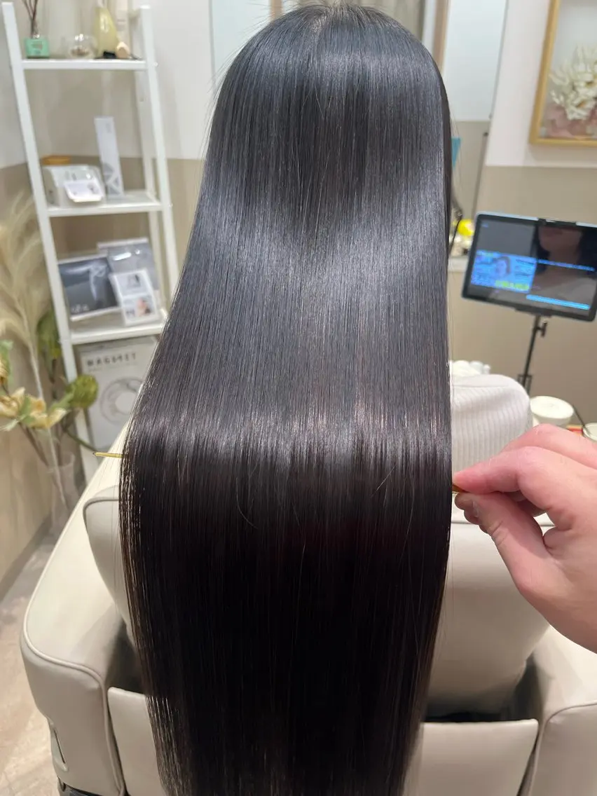 ロング カラー 髪質改善 縮毛矯正 カット ヘアカラー トリートメント 髪質改善特化/川本 慶紀のヘアスタイル