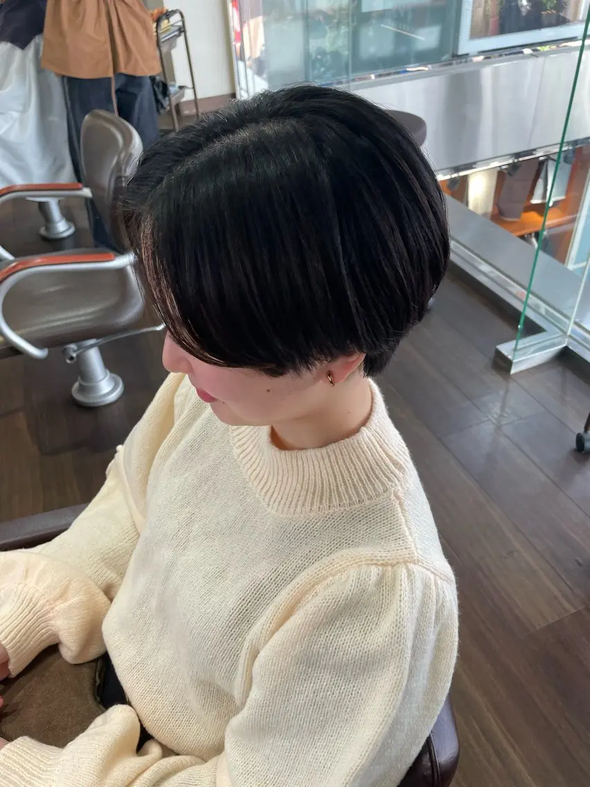 ショート ショートヘア カット 💜カラー/縮毛矯正 /NARUKA💜のヘアスタイル