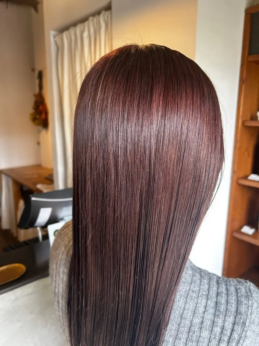 ロング カラー ヘアカラー 小林 沙都のヘアスタイル