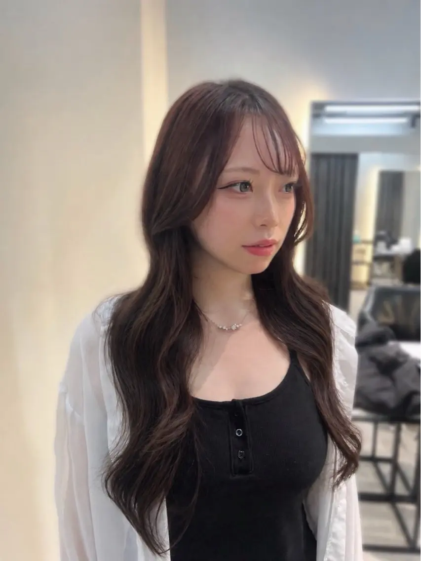 ロング エクステ 佐々木 りあのヘアスタイル