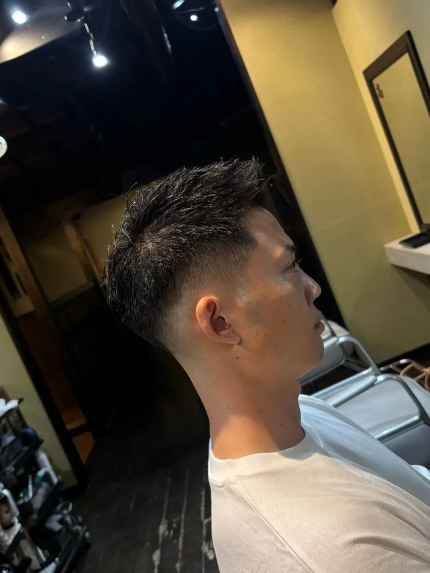 ショート メンズ メンズカットモデル 中西弘樹のヘアスタイル
