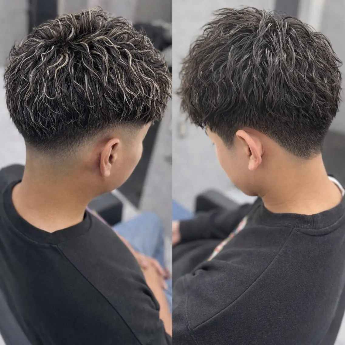 ショート カラー パーマ メンズ 【垢抜け】メンズ特化 栄/名古屋/山本貴大のヘアスタイル