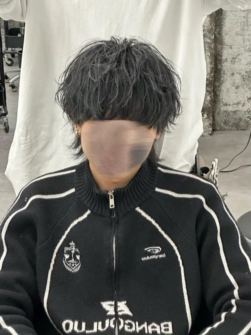 【初心者にも扱いやすい】メンズカット+ダメージケアツイスパ(波巻き)パーマの写真