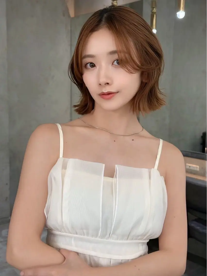 ショート 似合わせボブ💓/ 美髪縮毛✨豊嶋龍佑のヘアスタイル
