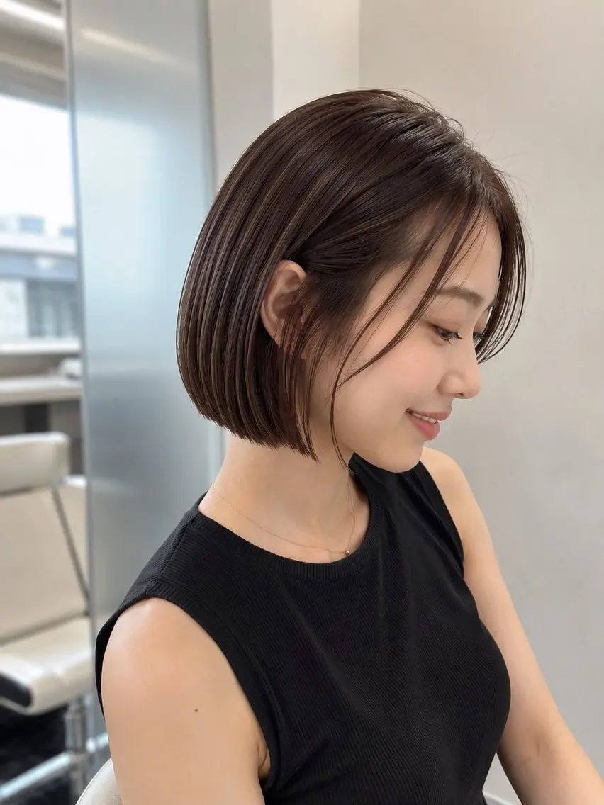 ショート カラー 心斎橋 Bunt@のヘアスタイル