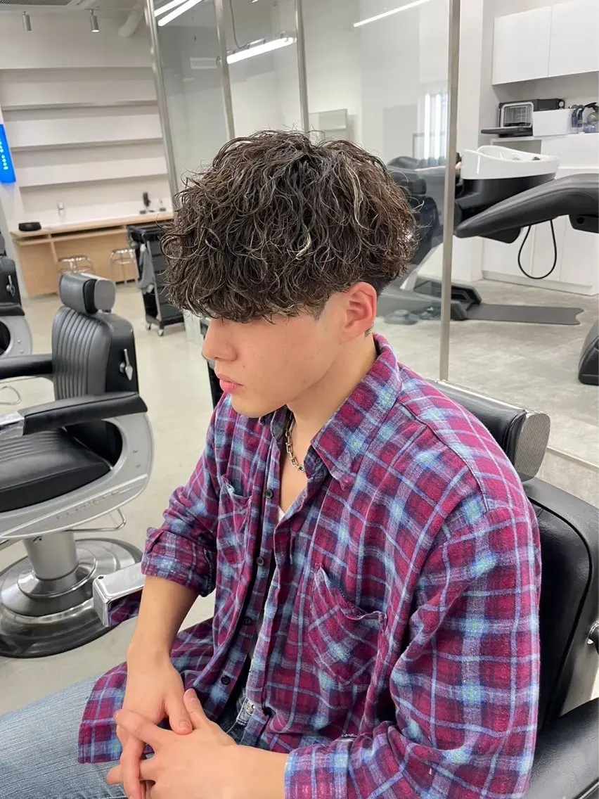 パーマ メンズ カット パーマ トリートメント 古田和也/ メンズカット・パーマのヘアスタイル