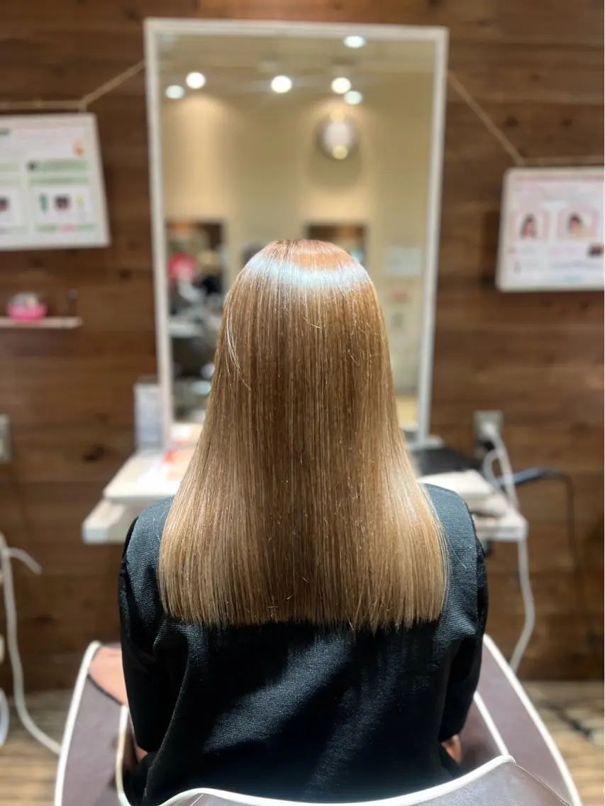 カット💇‍♀️➕美髪ストレート✨️の写真