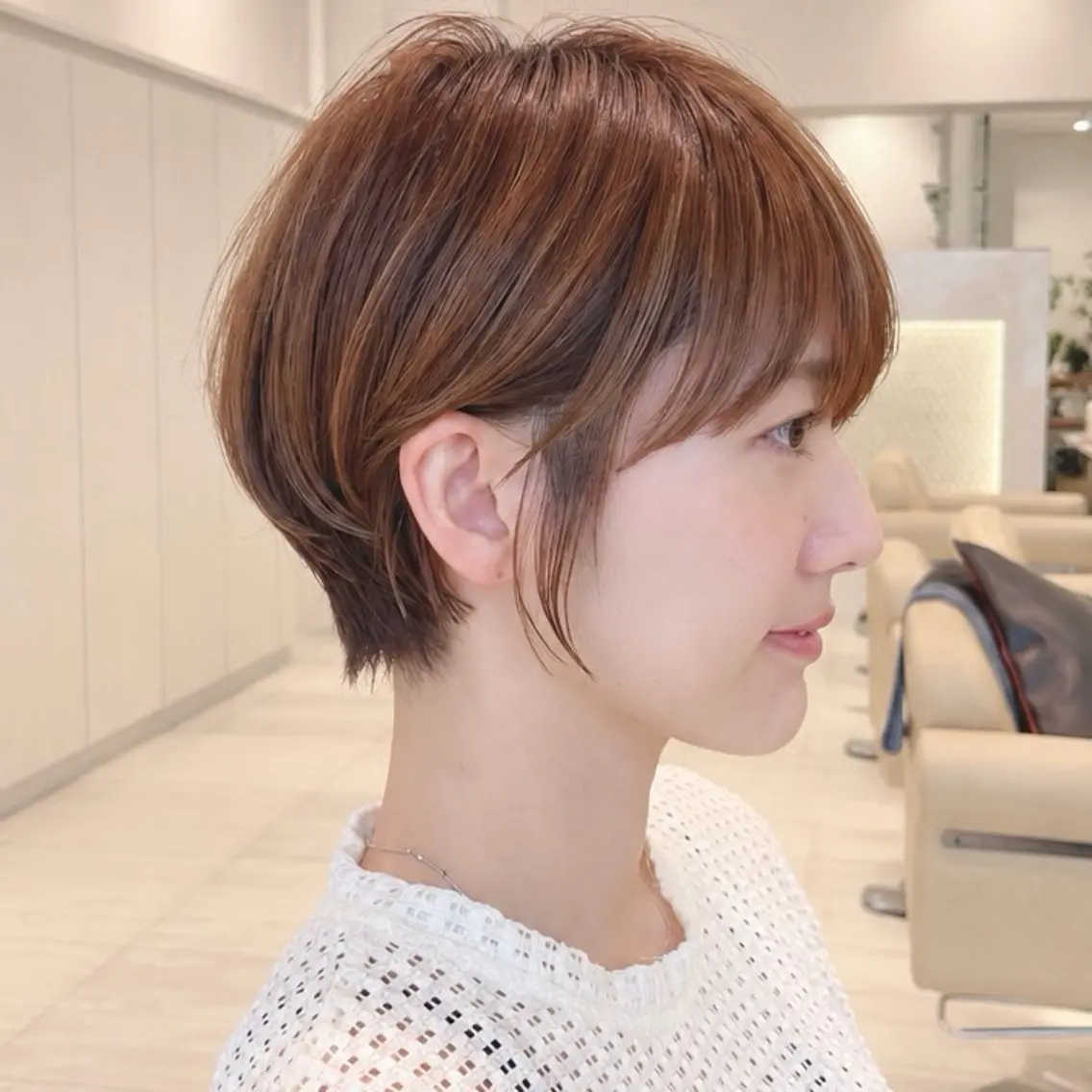 ショート 🍯無料の小顔 ショート/みゆ🍯のヘアスタイル