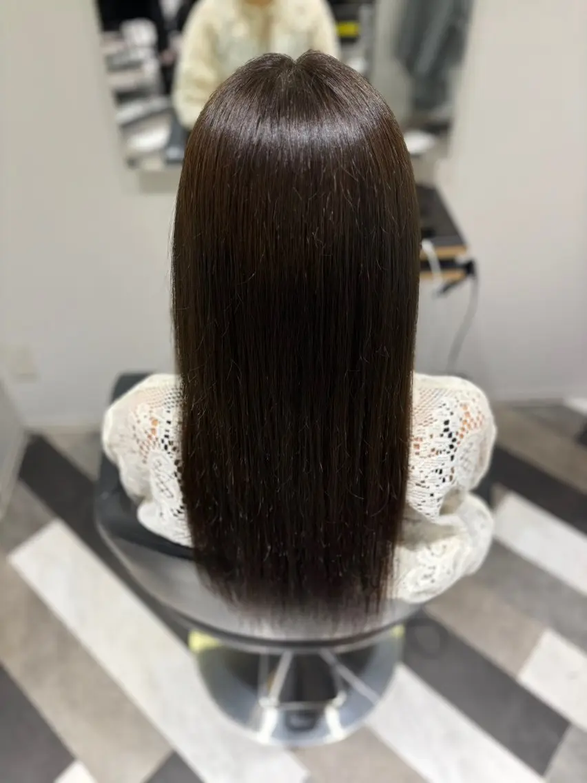 ロング カラー 久保 佑真のヘアスタイル