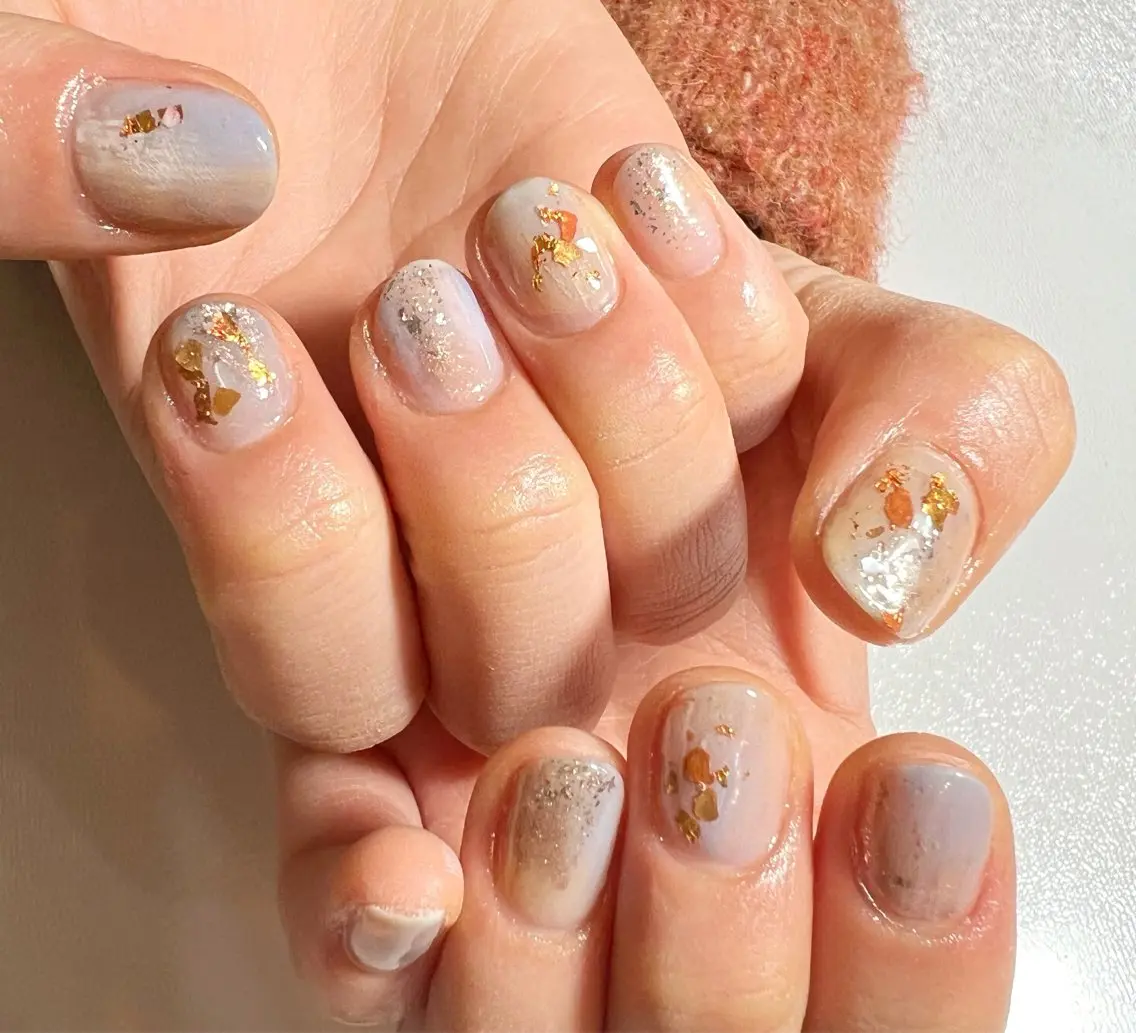 ネイル オフィスネイル シンプルネイル ハンドネイル private salon mieのネイルデザイン