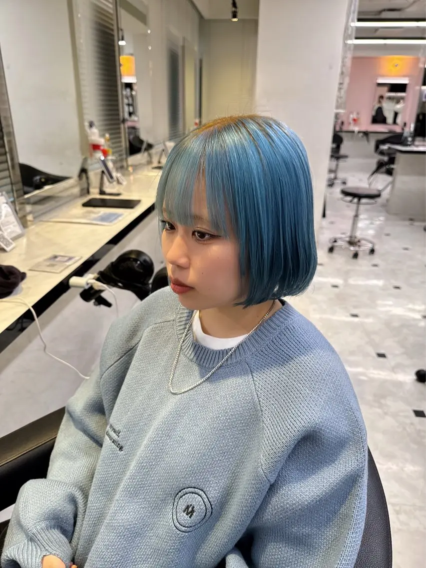 ミディアム カラー ヘアアレンジ ヘアカラー トリートメント ヘッドスパ ヘアセット 🥀レイヤー×ハイト ーントレンドヘア🥀のヘアスタイル