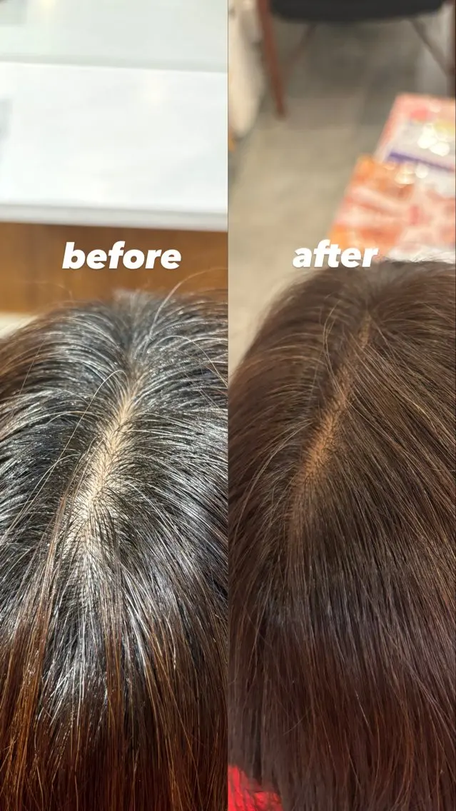 セミロング ヘアカラー 石川 幸呼のヘアスタイル