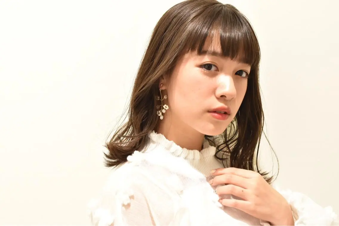 ミディアム fuchigami suzunoのヘアスタイル