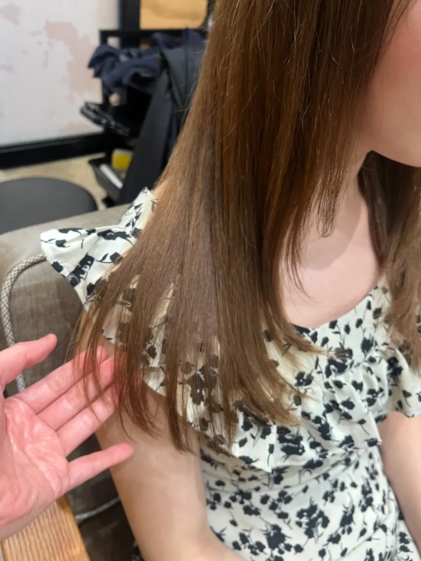 ロング カラー 久木原 ゆりのヘアスタイル