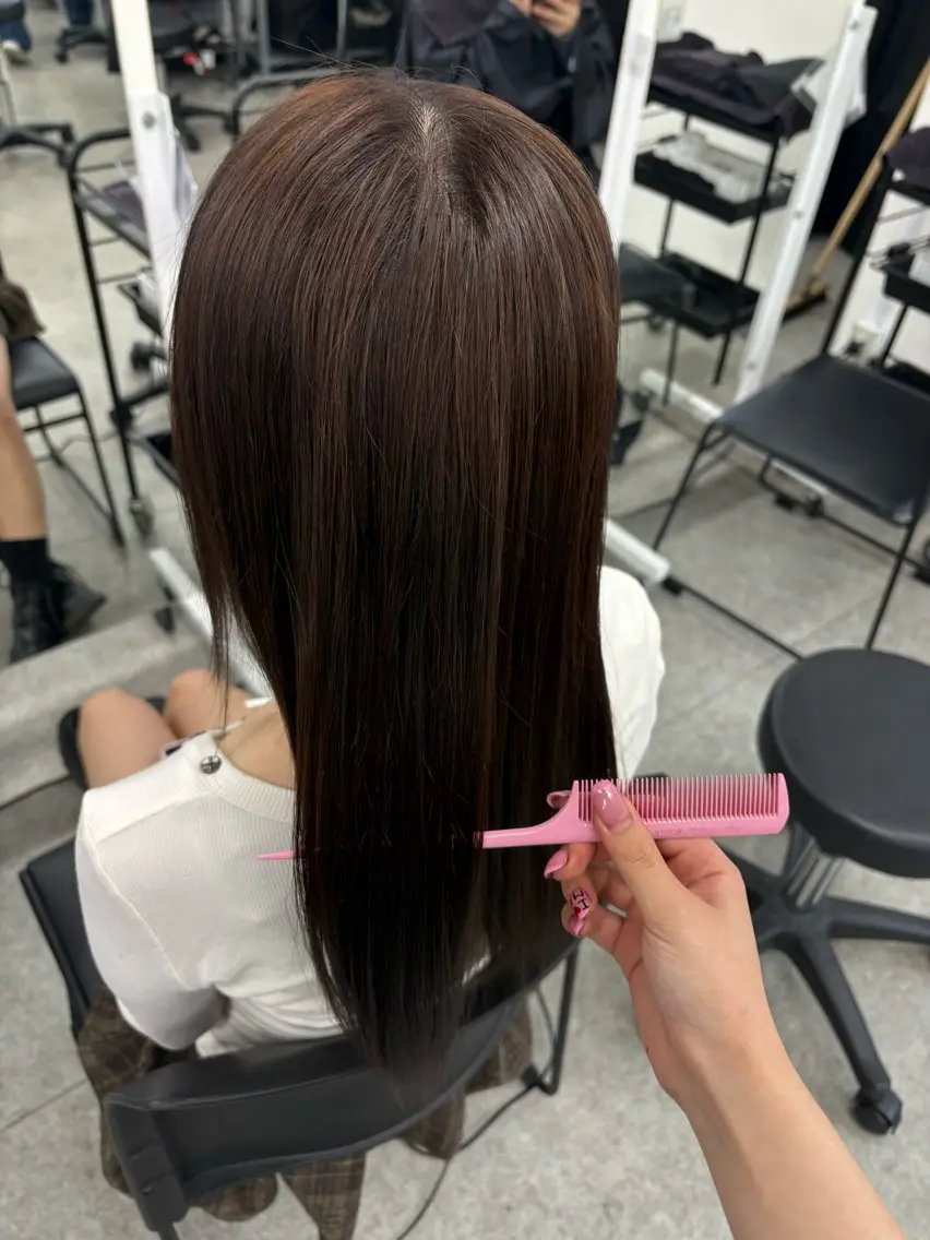 カラー ヘアカラー トリートメント 💎寒色💎 HARUKAのヘアスタイル