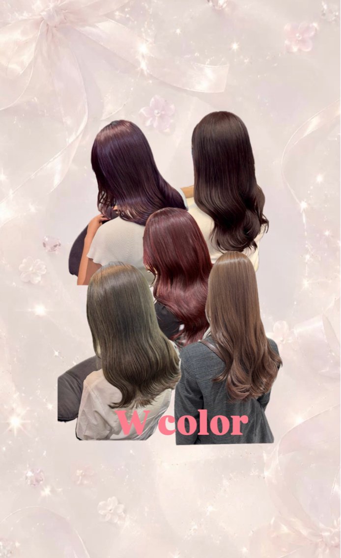 ロング ヘアカラー 🧸ダブルカラー/ベ ージュ🍪さりなのヘアスタイル