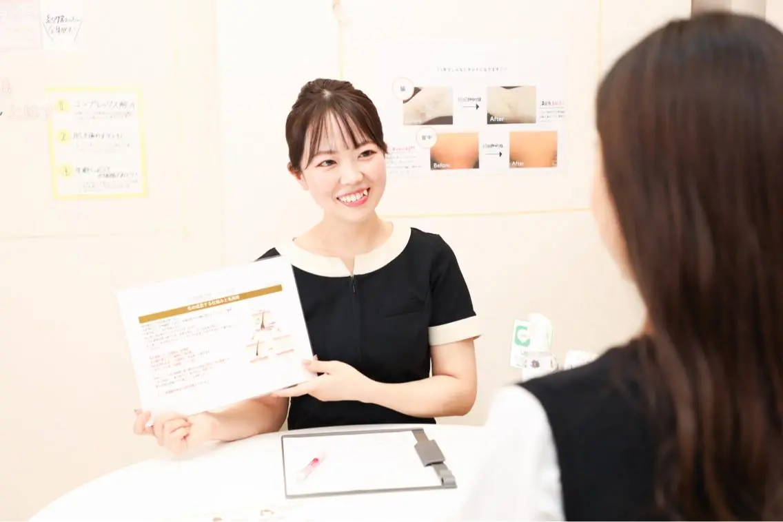 期間限定【全身スッキリ脱毛(顔orVIO)】今なら2回目以降もお得価格⭐︎少ない回数で最高の効果!の写真