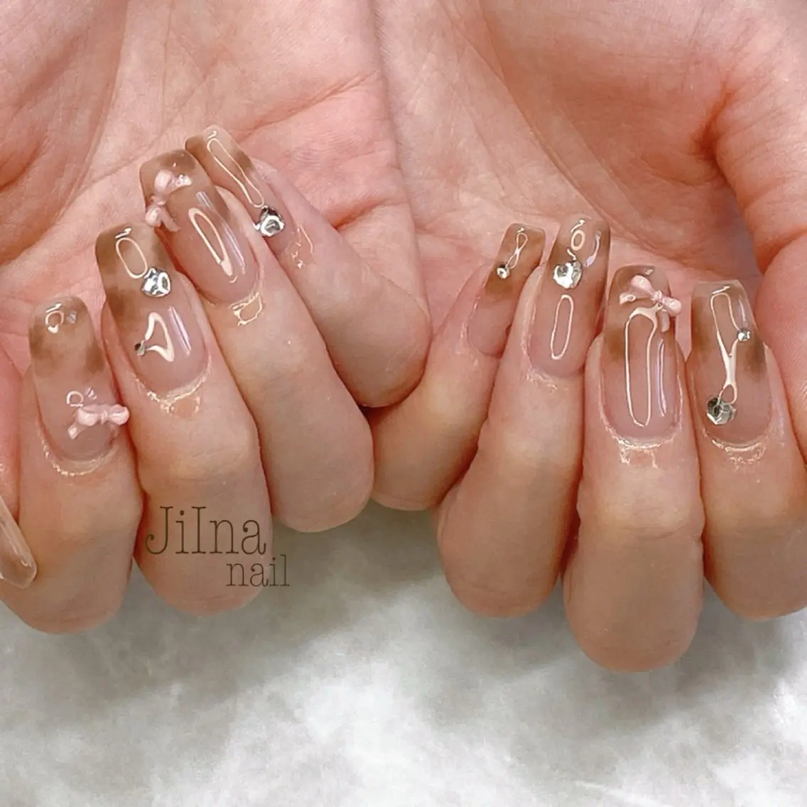 ネイル 持ち込み JiIna nailのネイルデザイン