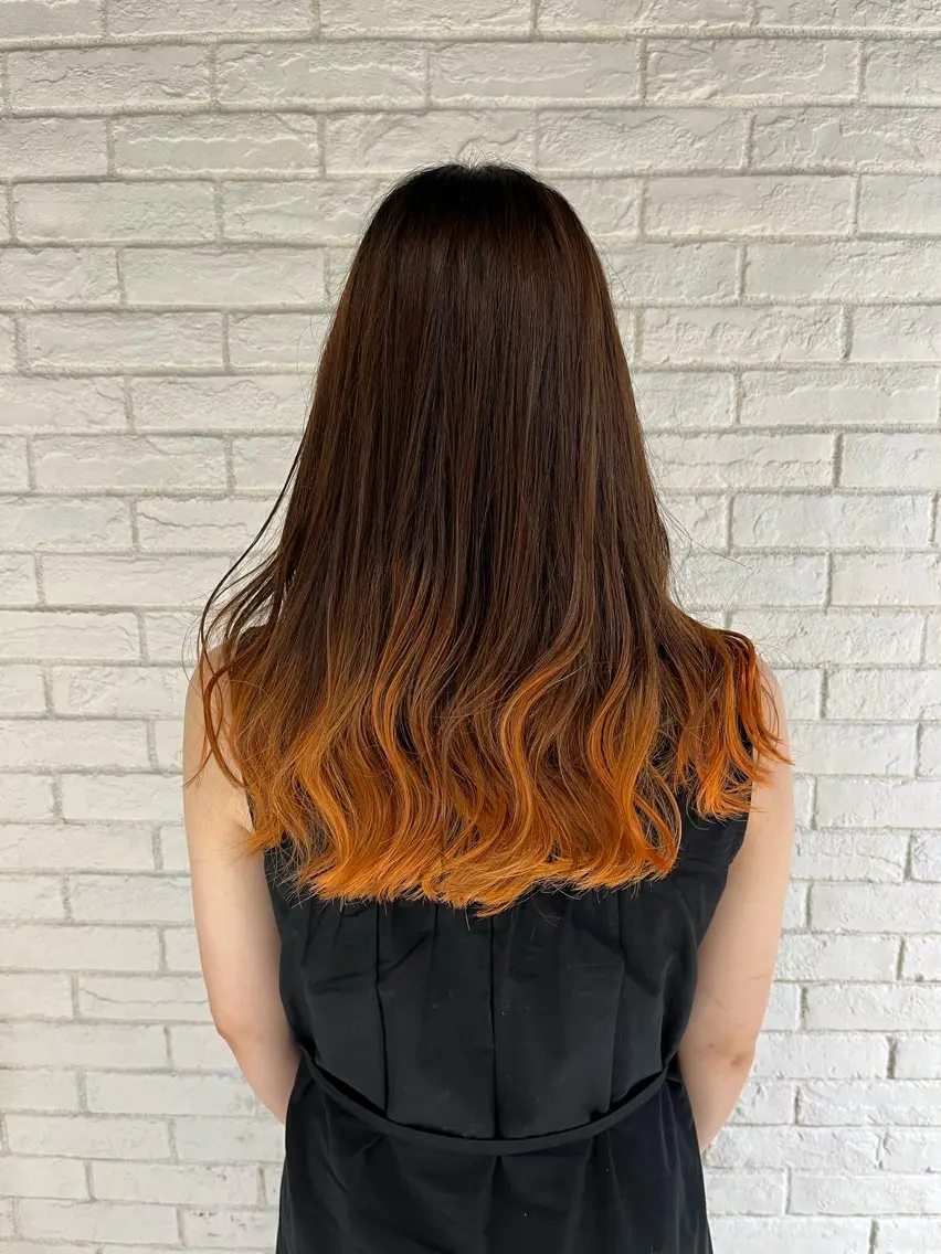 ロング カラー 森 広樹のヘアスタイル