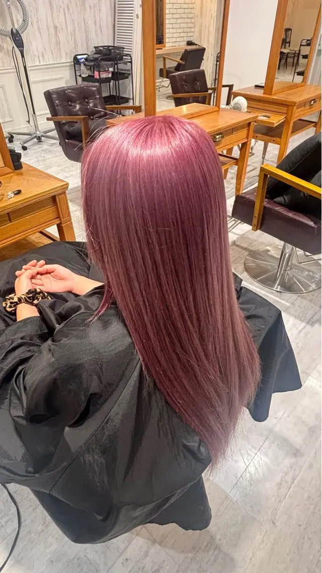 ロング パーマ 縮毛矯正 エクステ ✂️⭐️CIEL／ 渡邊 陸⭐️✂️のヘアスタイル