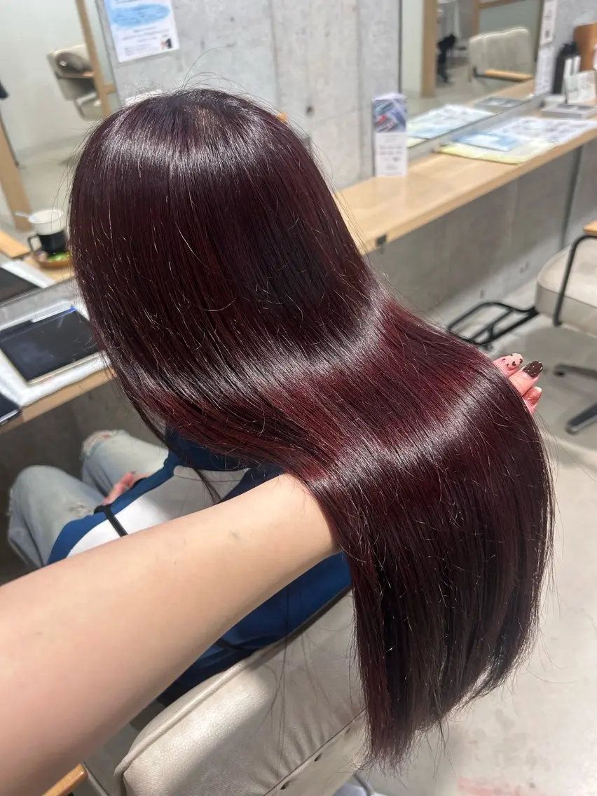 ロング カラー 中村絵里奈レディース カットモデル🌷のヘアスタイル