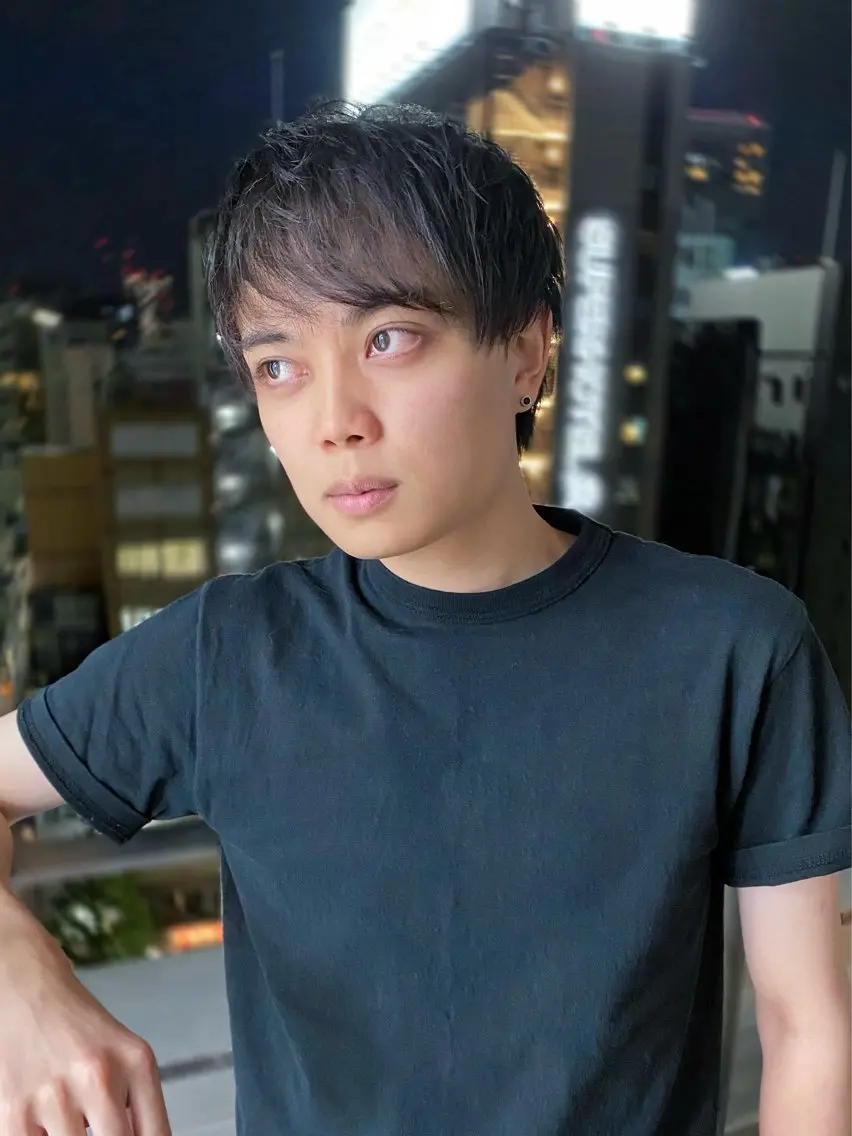 メンズ マッシュ カット 安藤幹人 メンズパーマのヘアスタイル