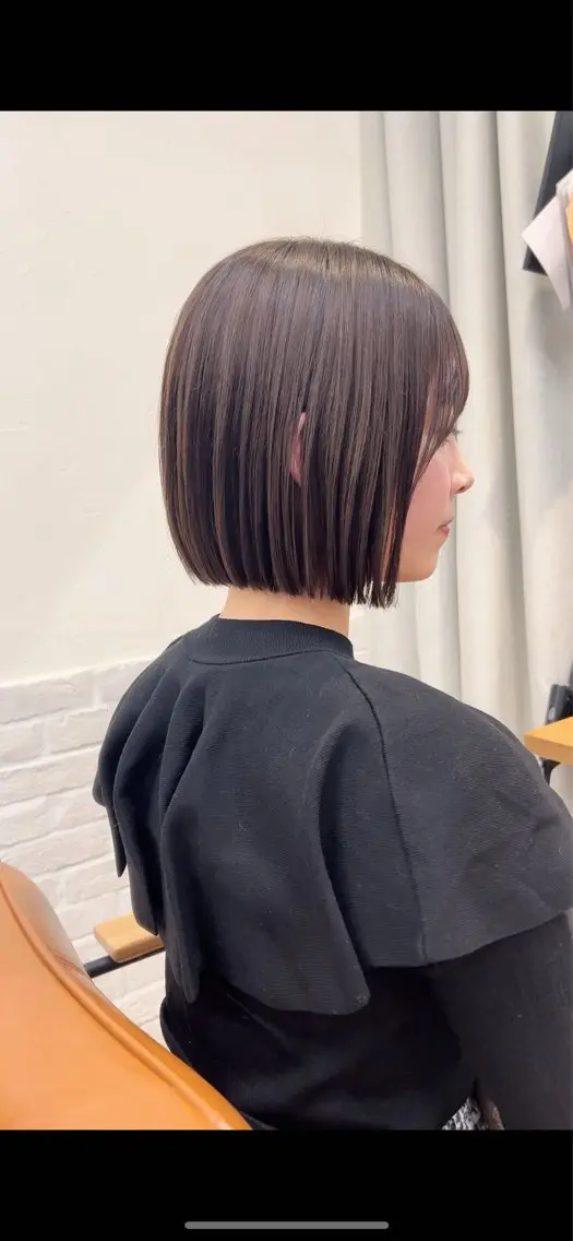 ショート カラー パーマ ヘアアレンジ ⭐️銀座/ショート/ 艶カラー/りょうがのヘアスタイル