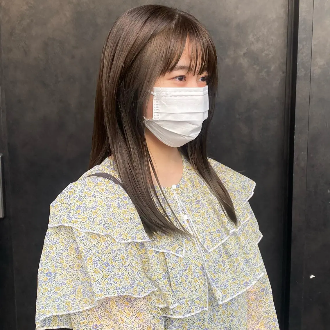 カラー 透明感カラー グレージュ カット ヘアカラー トリートメント 比嘉 陽のヘアスタイル