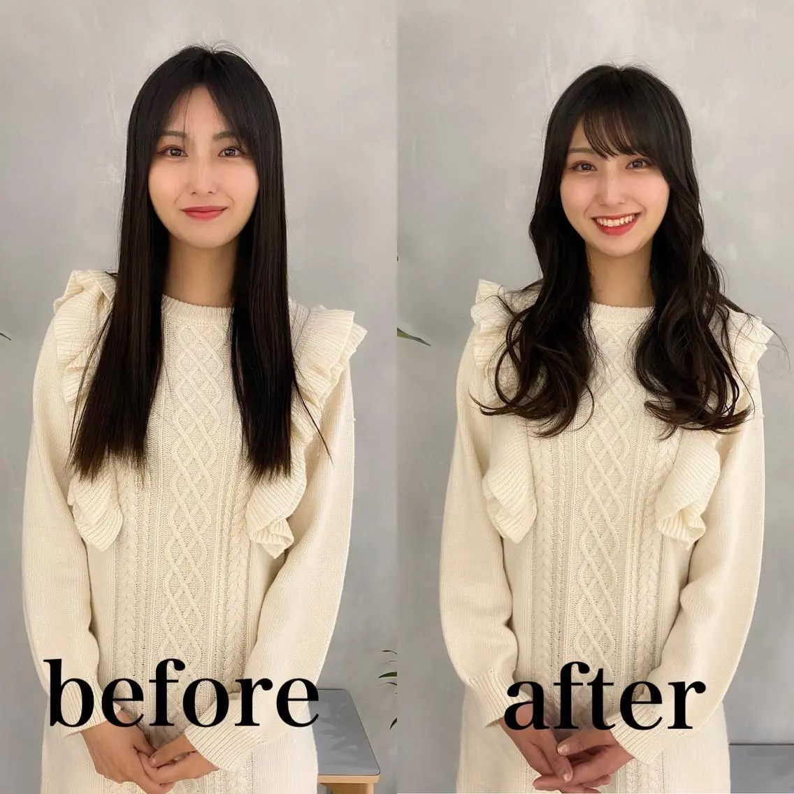 セミロング レイヤーカットのプロ 大人ヘア宮森貴志のヘアスタイル