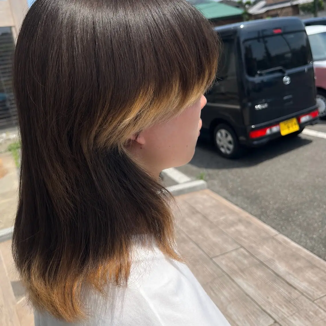 カラー ヘアカラー トリートメント ✧︎*ブリーチ/艶 カラー*.+ﾟ瑠璃のヘアスタイル