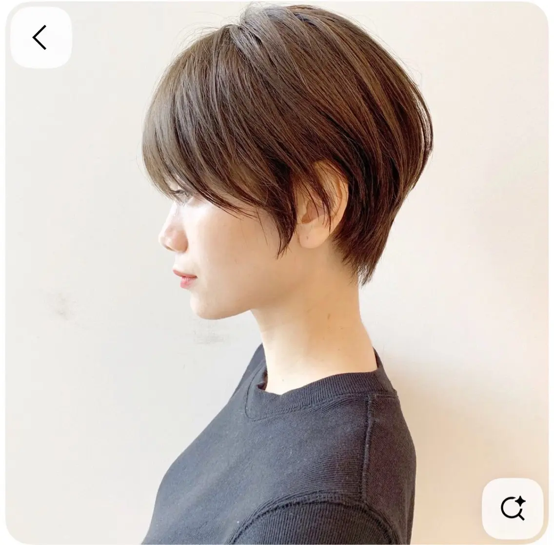 ショート、ショートボブ　レディース限定の写真