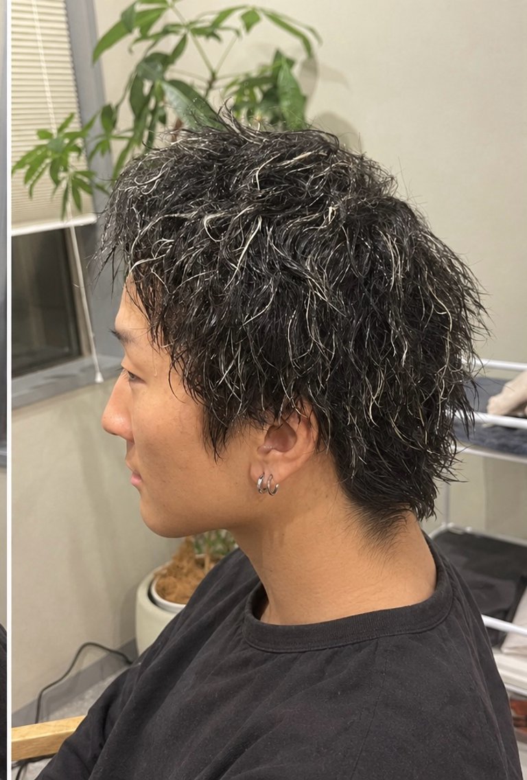 メンズ 吉野 港ニのヘアスタイル