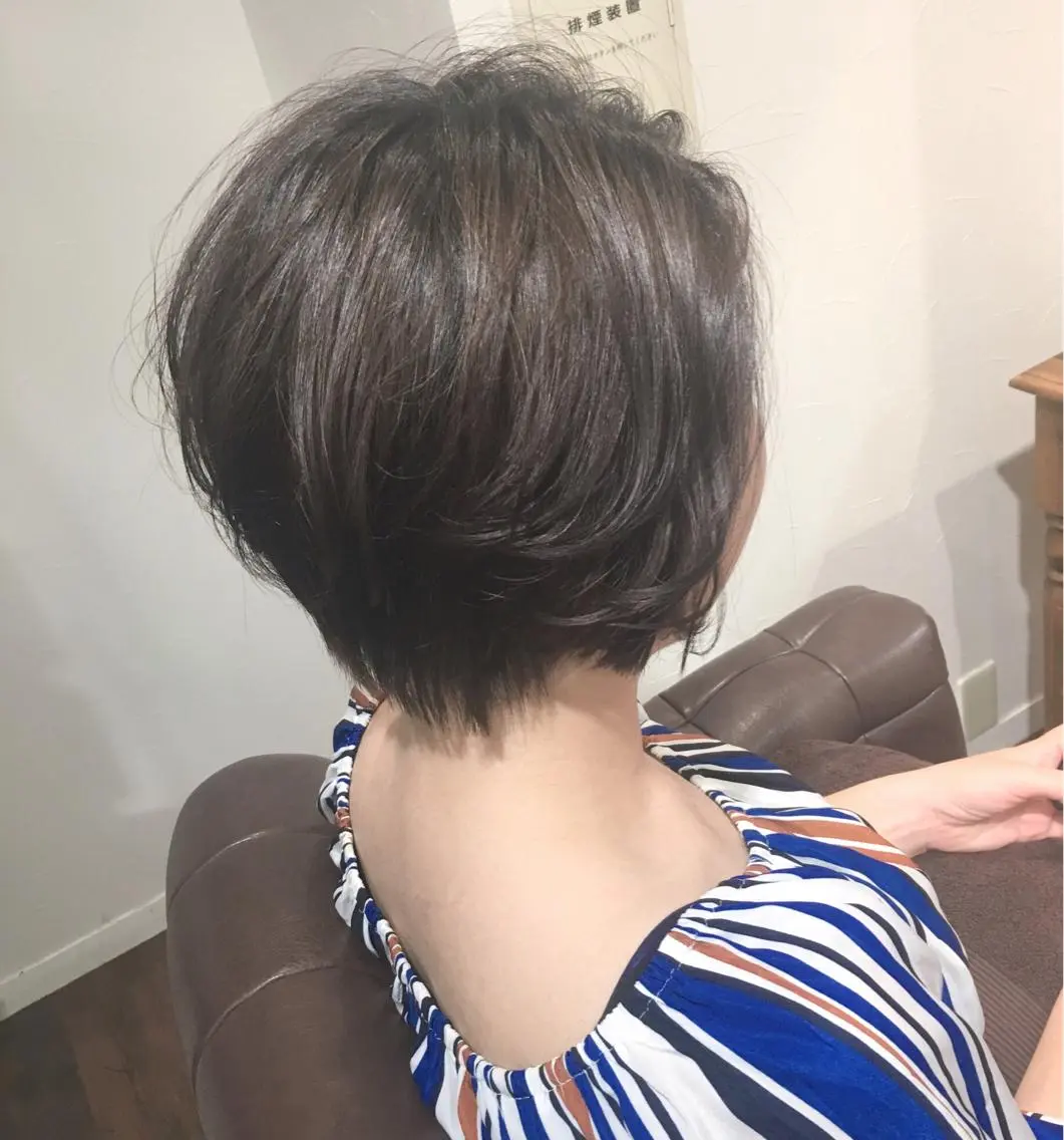 ショート カラー ヘアアレンジ ショートボブ ボブ ショートヘア 柔らか垢抜けｶﾗｰと ｶｯﾄ🫧ASUKAのヘアスタイル