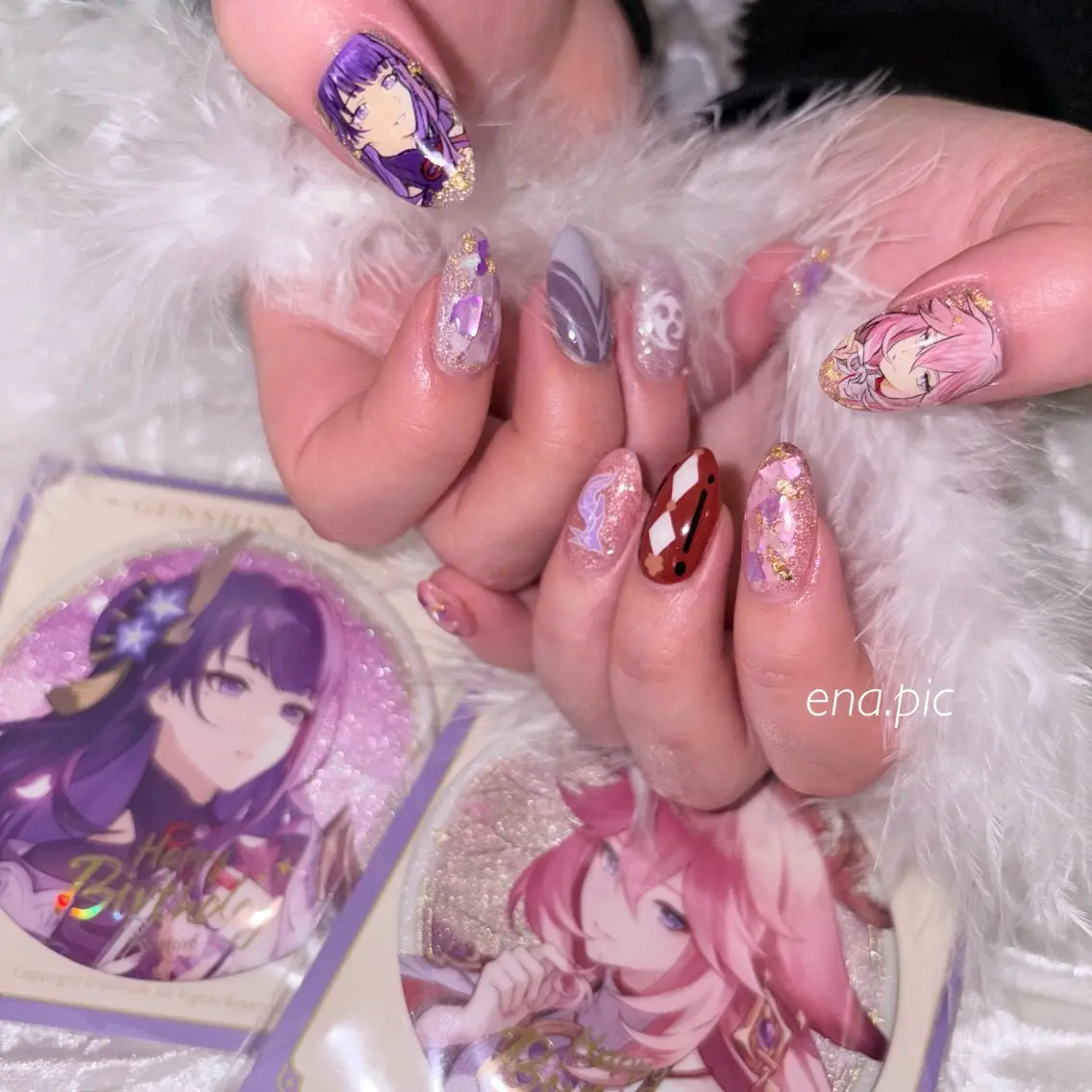 ネイル toyvenail 🖤enaのネイルデザイン