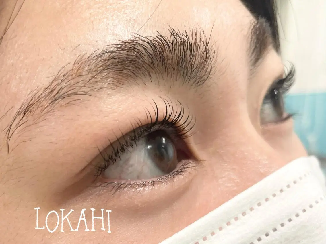 マツエク・マツパ 一重×まつ毛パーマ LOKAHI ヤハラのマツエク・マツパデザイン