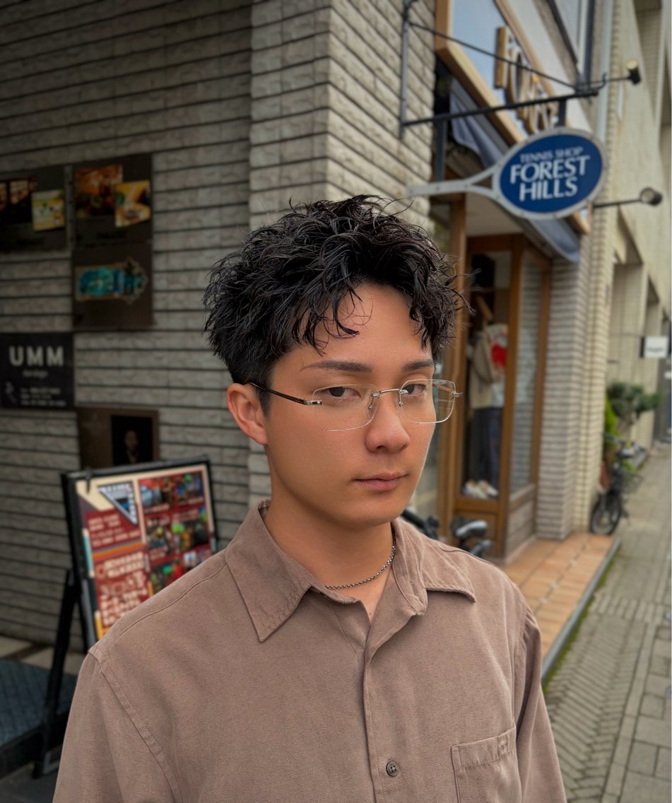 パーマ メンズ カット パーマ UMM daichi メンズパーマのヘアスタイル