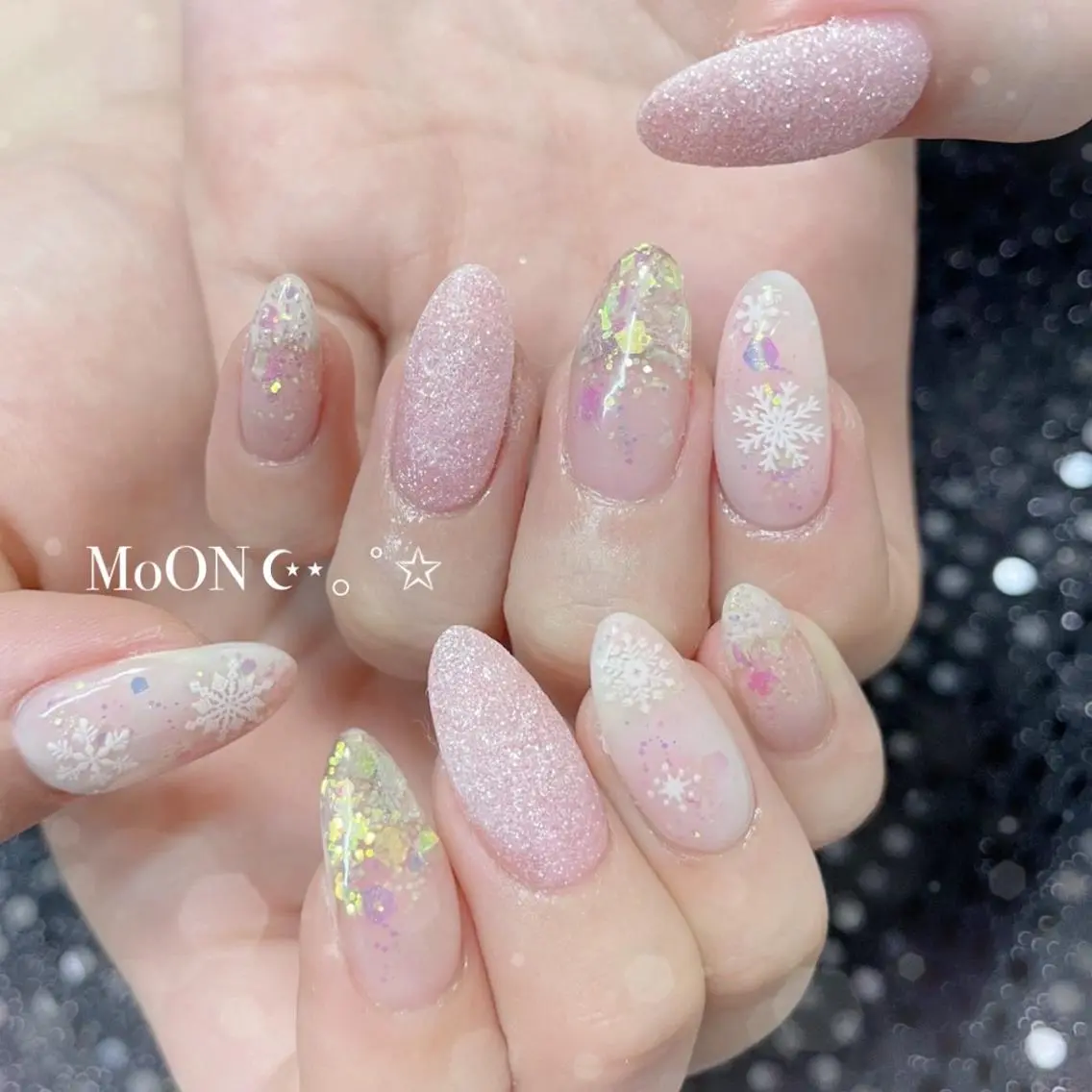 ネイル ハンドネイル ハンドケア MoON...❤︎ MeGuのネイルデザイン