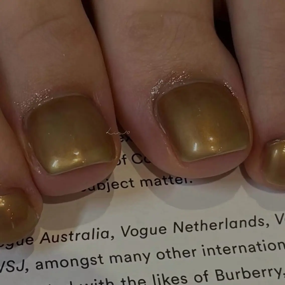 ネイル ミラーネイル ニュアンスネイル ショートネイル フットネイル nail salon linoのネイルデザイン