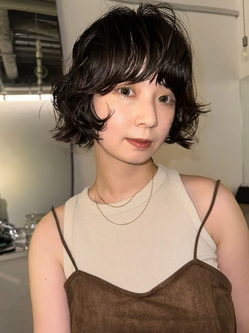 ショート パーマ カット パーマ 【ショート/レイヤー 】kotaroのヘアスタイル