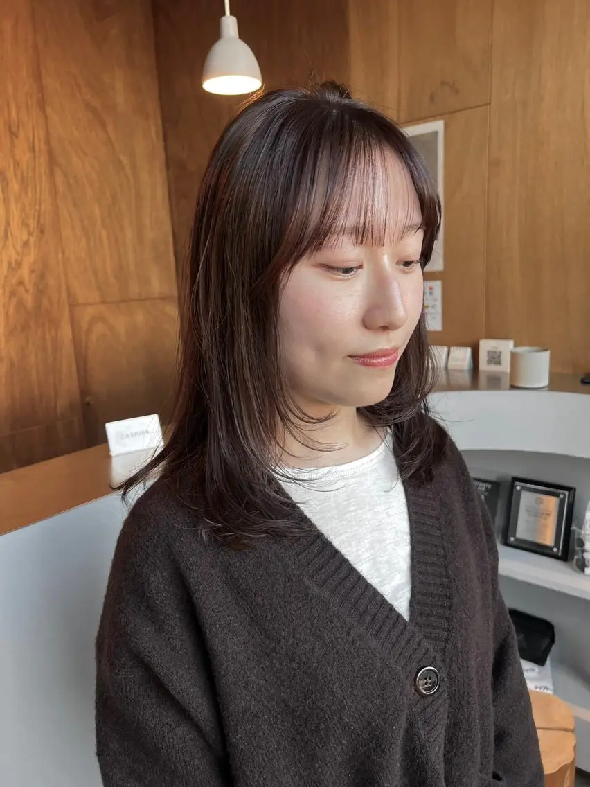 ミディアム レイヤーカット cocoro /レイヤーカットのヘアスタイル